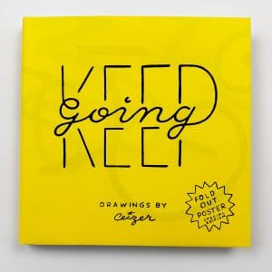 Keep Going Book + Yellow Sleeve Poster