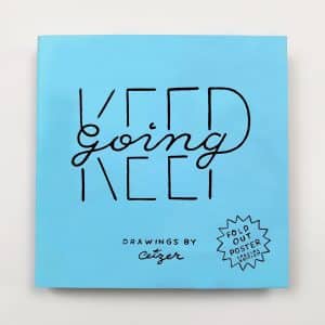 Keep Going Book + Blue Sleeve Poster