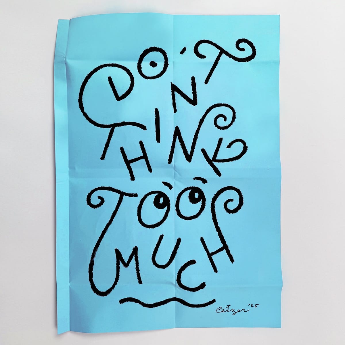 Keep Going Book + Blue Sleeve Poster