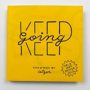 Keep Going Book + Yellow Sleeve Poster
