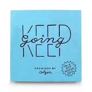 Keep Going Book + Blue Poster