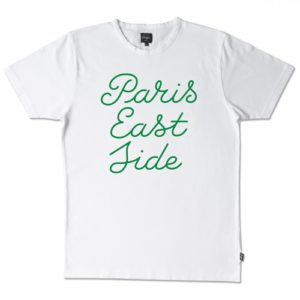 Paris Eastside Green Script Tshirt-0