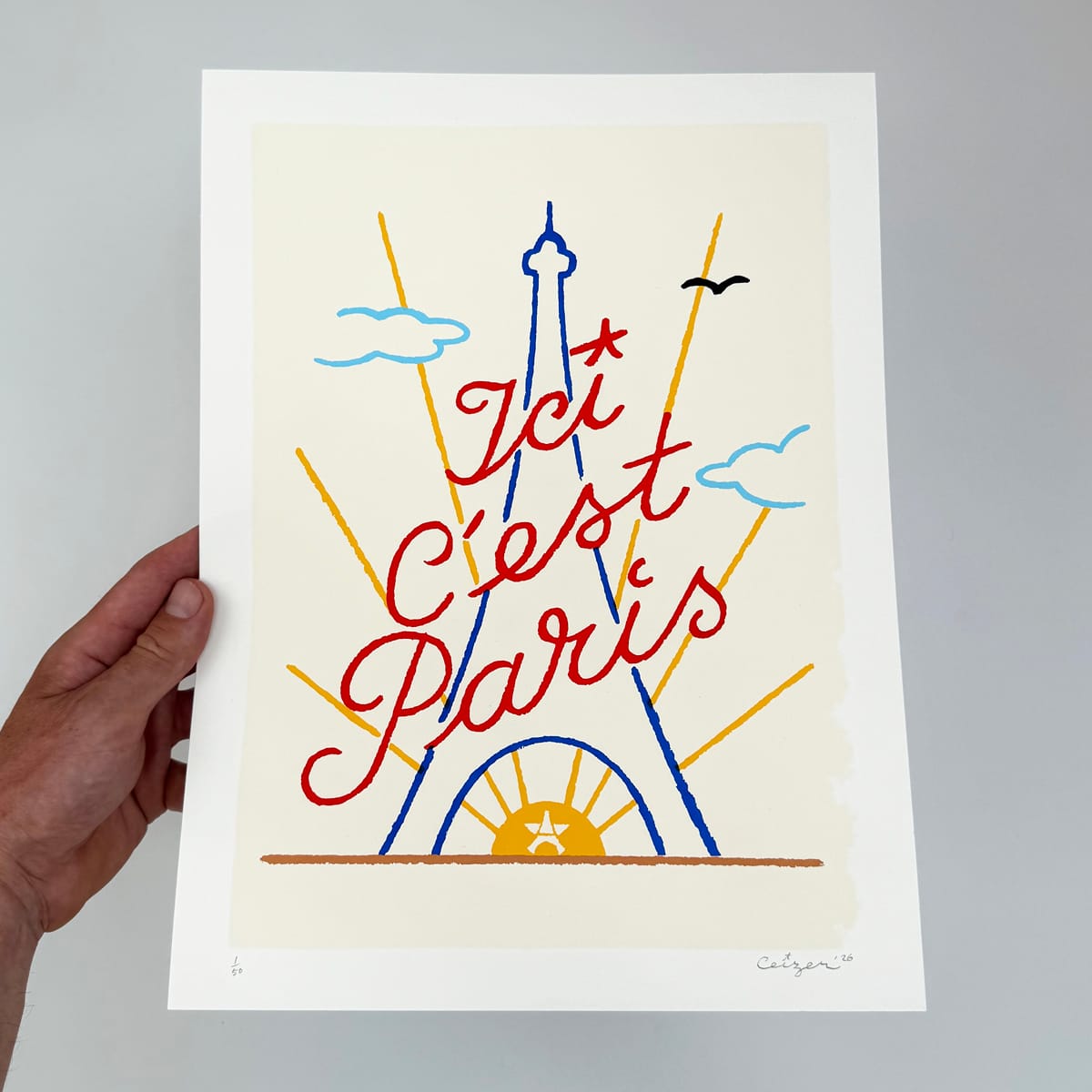 Ici C’est Paris Art Print