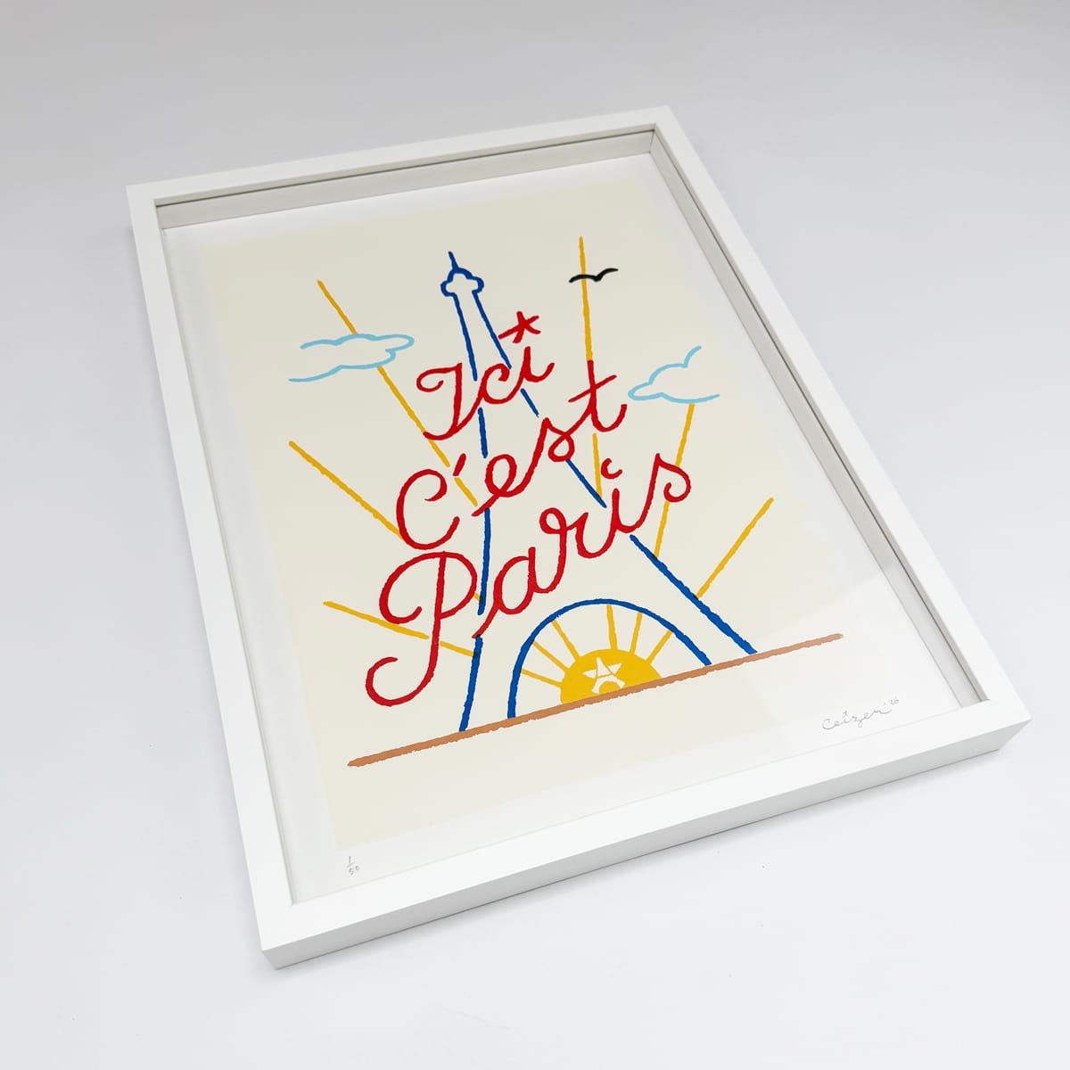 Ici C’est Paris Art Print Framed