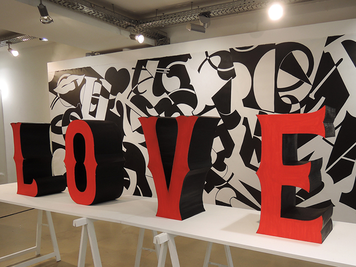 Ceizer 'Love Letters' Exhibition at L'Imprimerie Paris