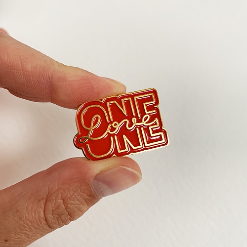 One Love pin-2131