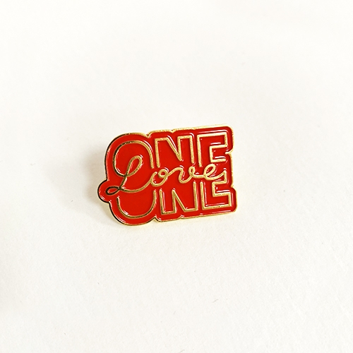 One Love pin-2134