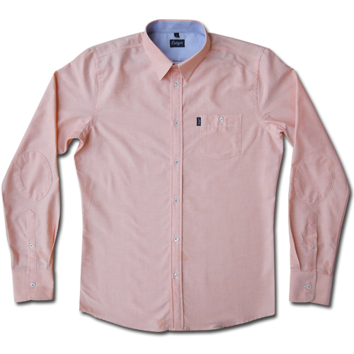 Peach Oxford Shirt-0
