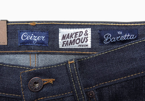Ceizer x Naked & Famous x Baretta Jeans